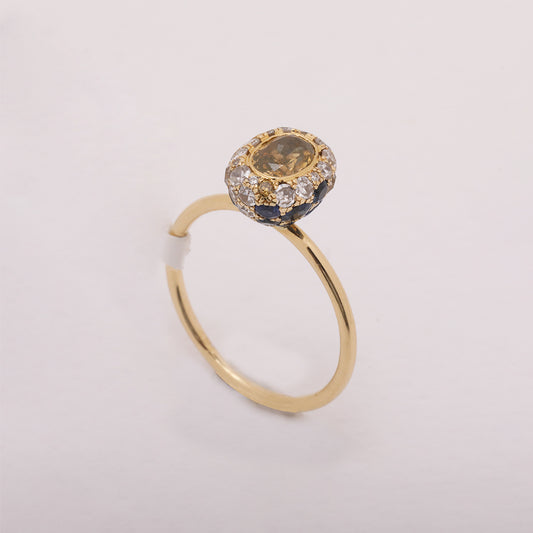 ring yellow stone