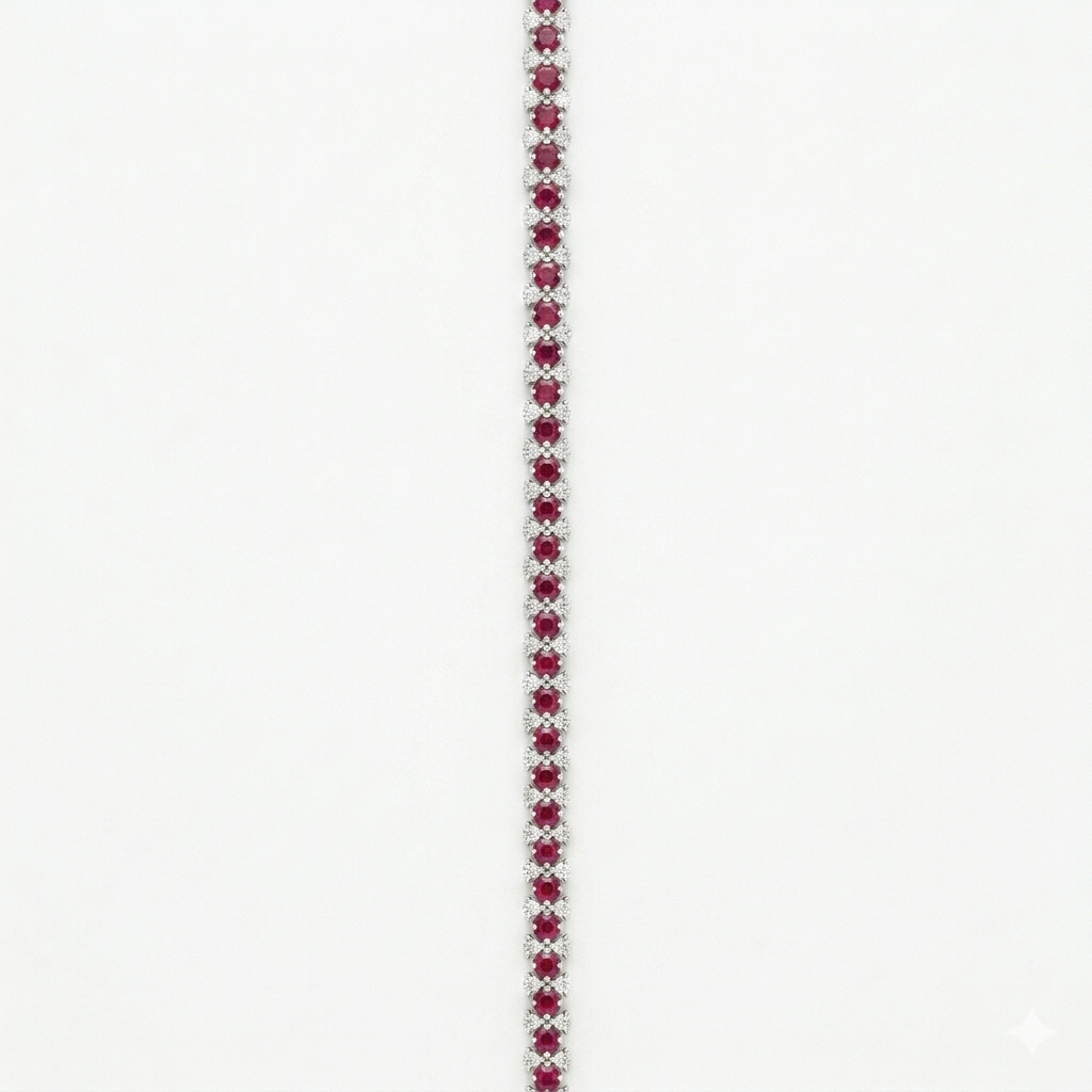 Tennis ruby diamond